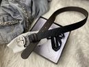 1:1 Replica Gucci Reversible Gucci Signature Belt Black GG, Women Belt ‎473030 CWCWN 1070