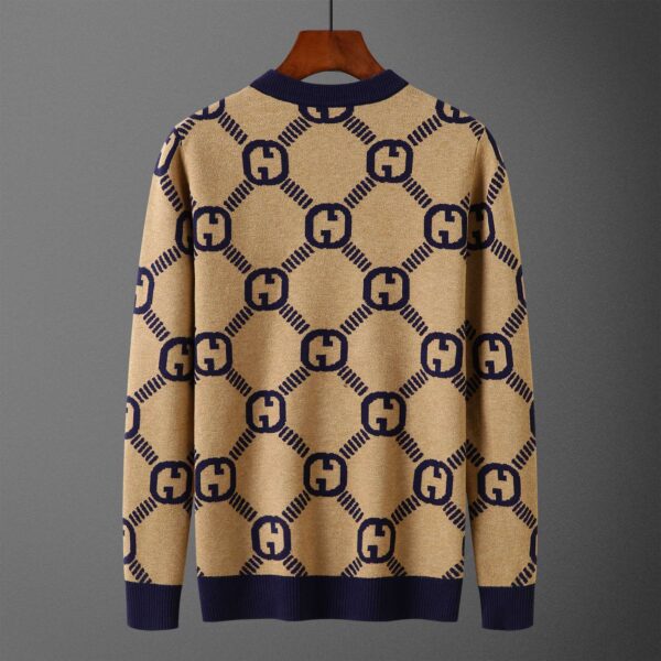 Gucci Round Neck Sweatshirt Brown For Men