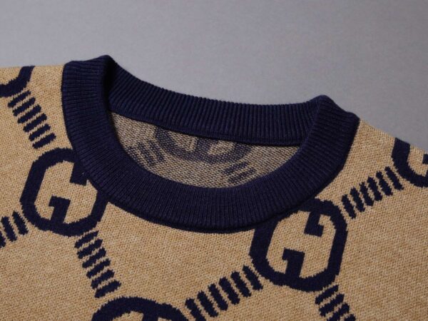 Gucci Round Neck Sweatshirt Brown For Men