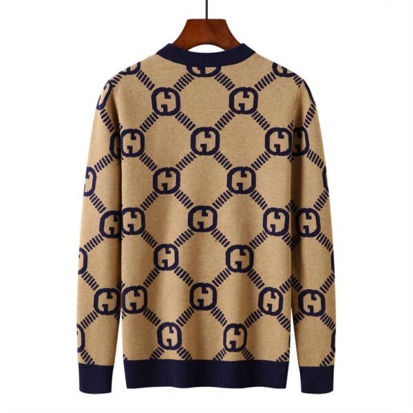 Gucci Round Neck Sweatshirt Brown For Men