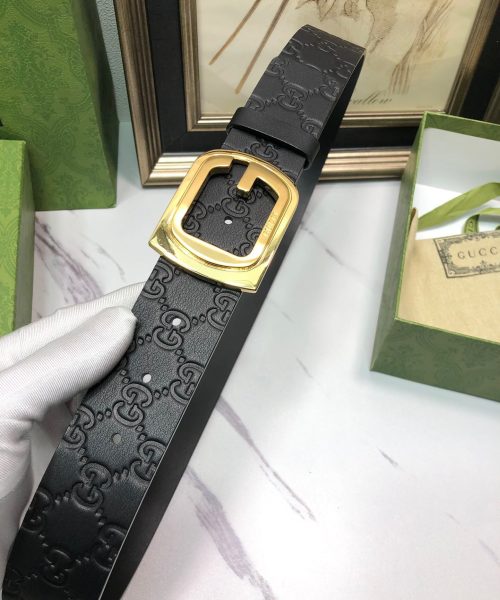 1:1 Replica Gucci Signature Belt Black For Women, Women Belt