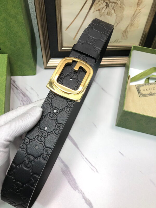 1:1 Replica Gucci Signature Belt Black For Women, Women Belt