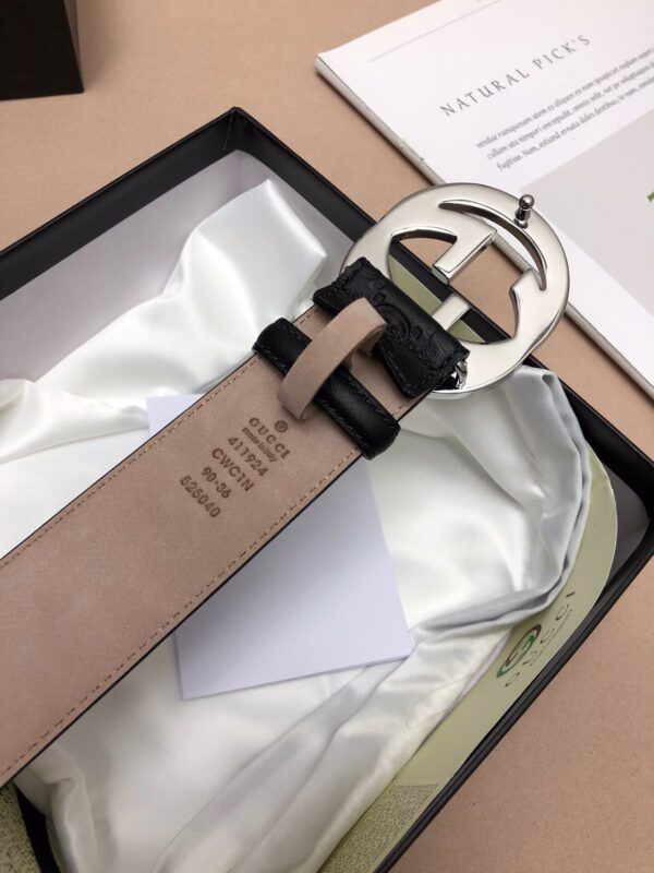 1:1 Replica Gucci Signature Belt Black For Women, Women Belt 411924 CWC1N 1000