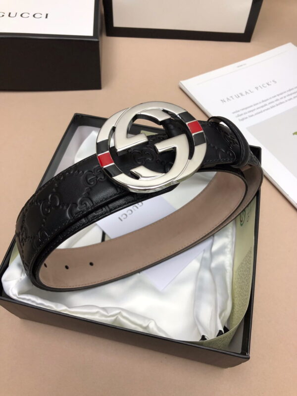 1:1 Replica Gucci Signature Belt Black For Women, Women Belt 411924 CWC1N 1000