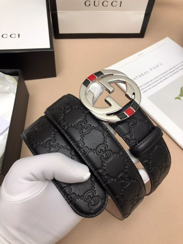 1:1 Replica Gucci Signature Belt Black For Women, Women Belt 411924 CWC1N 1000