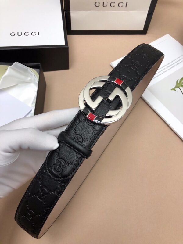 1:1 Replica Gucci Signature Belt Black For Women, Women Belt 411924 CWC1N 1000