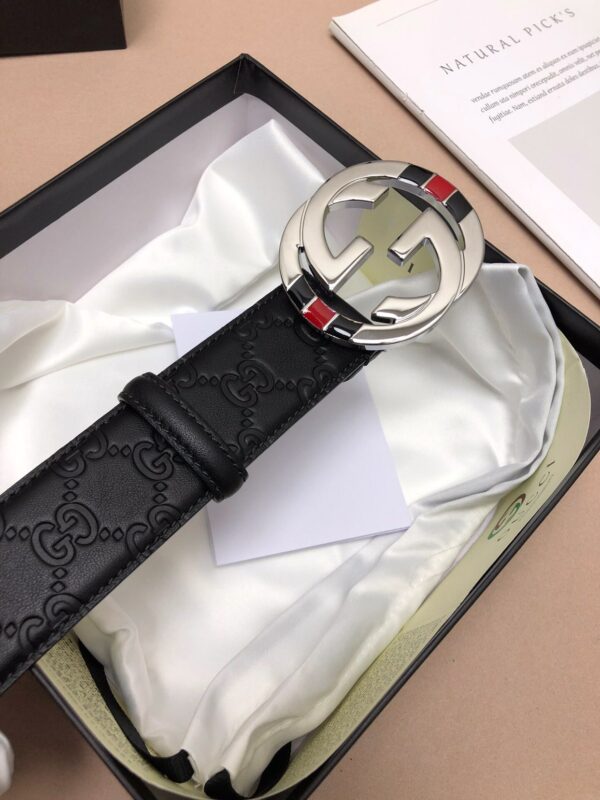 1:1 Replica Gucci Signature Belt Black For Women, Women Belt 411924 CWC1N 1000