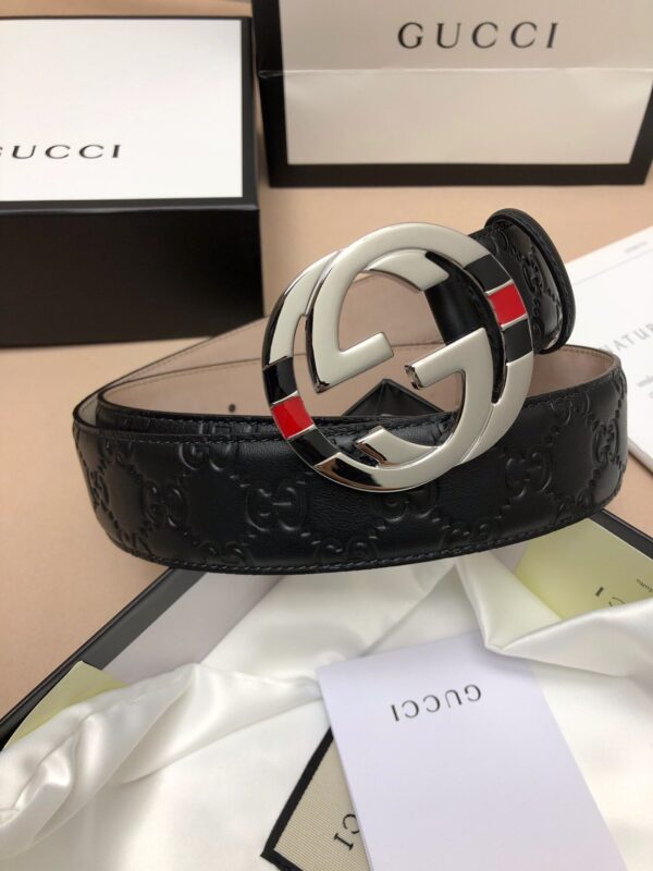 1:1 Replica Gucci Signature Belt Black For Women, Women Belt 411924 CWC1N 1000