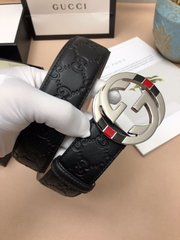 1:1 Replica Gucci Signature Belt Black For Women, Women Belt 411924 CWC1N 1000