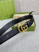 1:1 Replica Gucci Signature Belt Black For Women, Women Belt