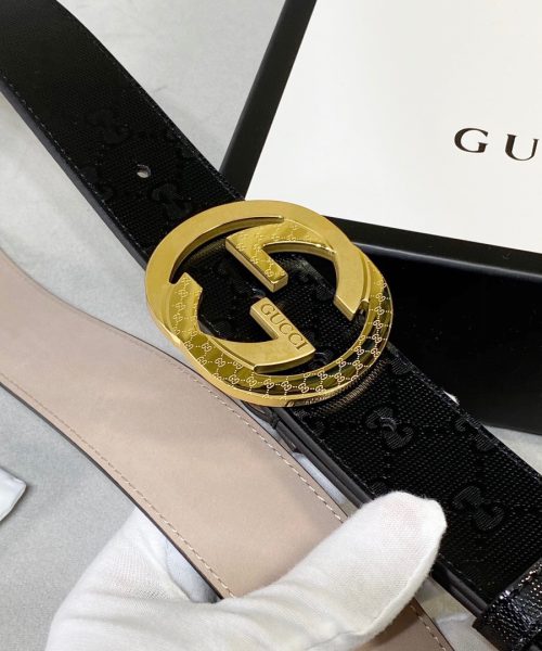 1:1 Replica Gucci Signature Belt Black For Women, Women Belt