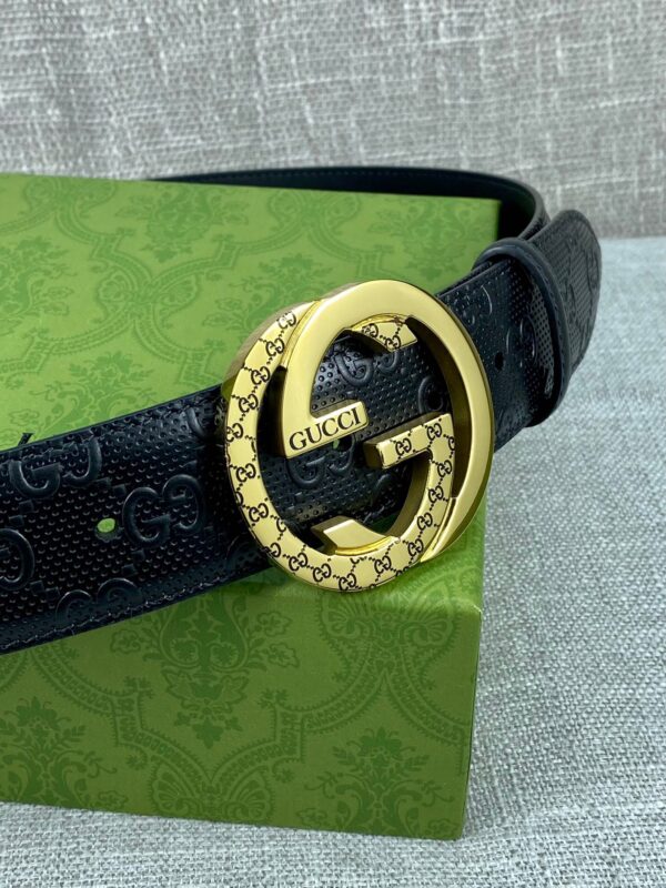 1:1 Replica Gucci Signature Belt Black For Women, Women Belt