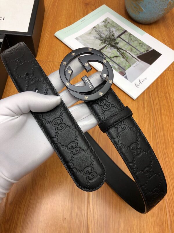 1:1 Replica Gucci Signature Belt Black For Women, Women Belt