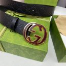 1:1 Replica Gucci Signature Belt Black For Women, Women Belt