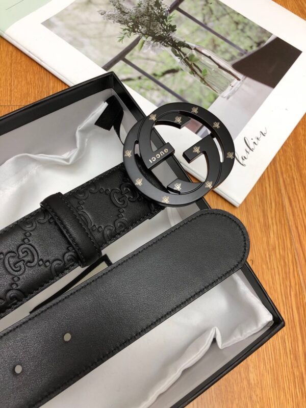 1:1 Replica Gucci Signature Belt Black For Women, Women Belt