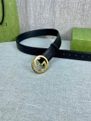 1:1 Replica Gucci Signature Belt Black For Women, Women Belt