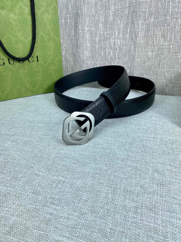 1:1 Replica Gucci Signature Belt Black For Women, Women Belt