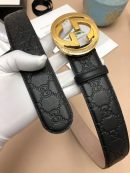 1:1 Replica Gucci Signature Belt Black For Women, Women Belt