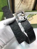 1:1 Replica Gucci Signature Belt Black For Women, Women Belt