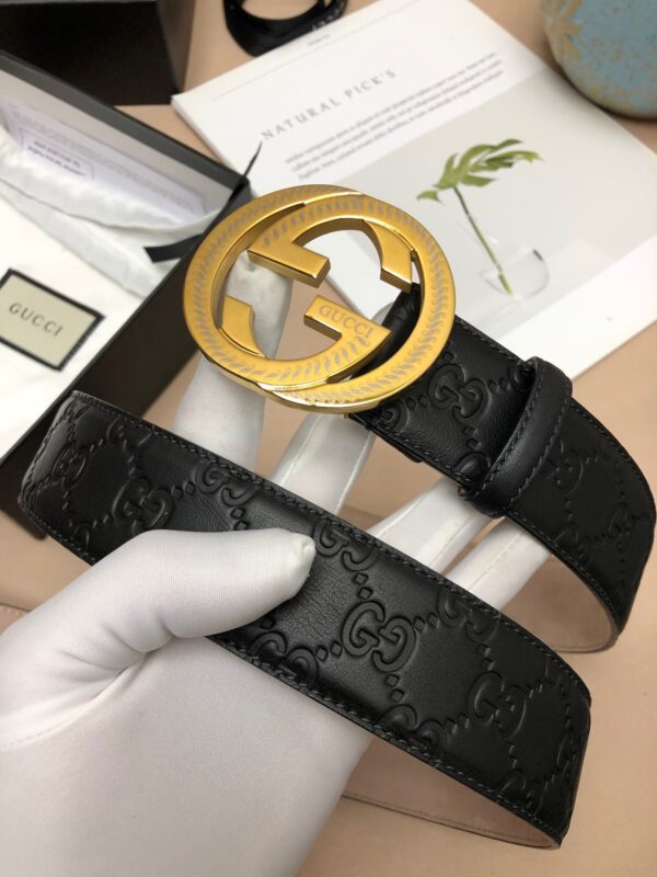 1:1 Replica Gucci Signature Belt Black For Women, Women Belt