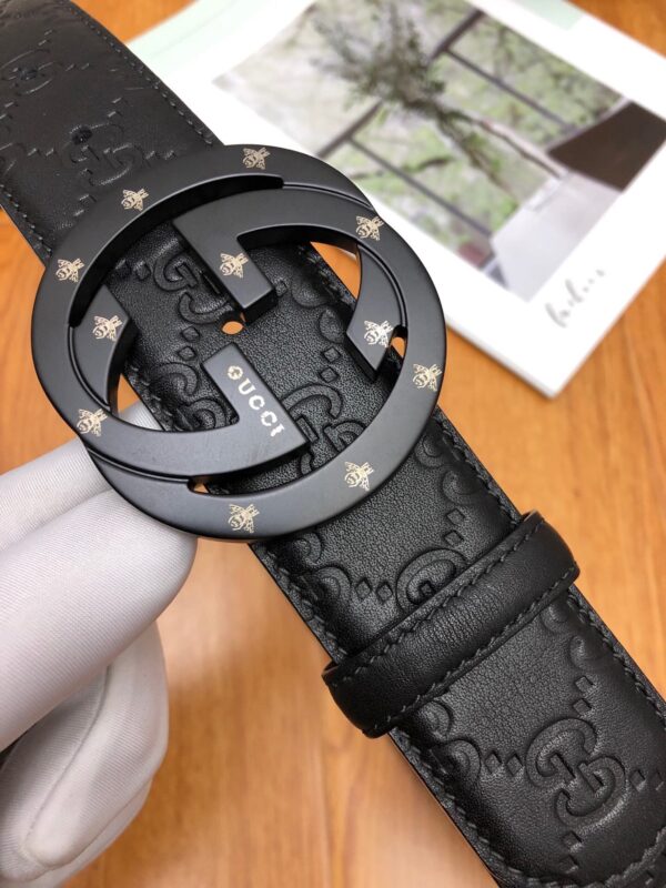 1:1 Replica Gucci Signature Belt Black For Women, Women Belt