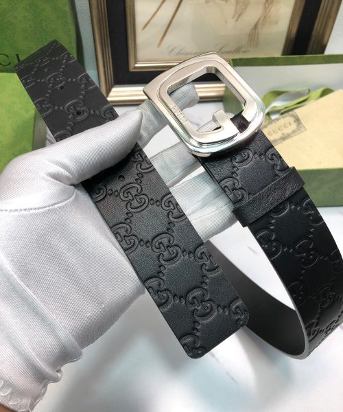 1:1 Replica Gucci Signature Belt Black For Women, Women Belt