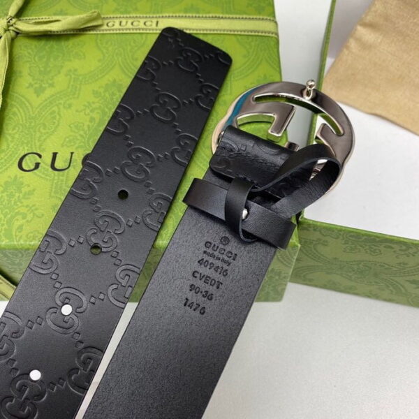 1:1 Replica Gucci Signature Belt Black For Women, Women Belt