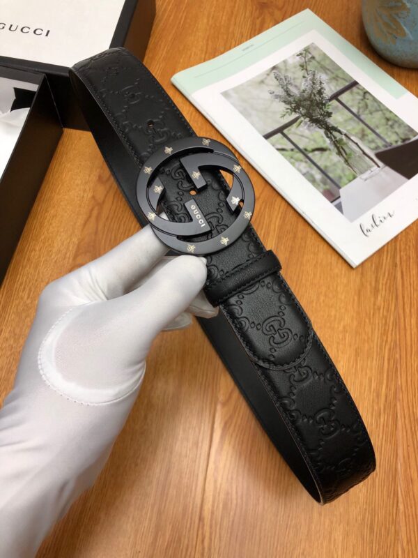 1:1 Replica Gucci Signature Belt Black For Women, Women Belt