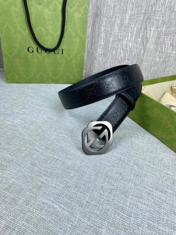 1:1 Replica Gucci Signature Belt Black For Women, Women Belt
