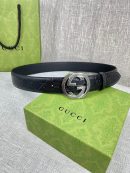 1:1 Replica Gucci Signature Belt Black For Women, Women Belt