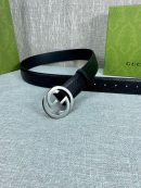 1:1 Replica Gucci Signature Belt Black GG, Women Belt ‎411924 CWC1N 1000