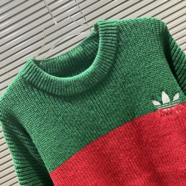 Gucci Sleeves Knitted Sweatshirt Green For Men