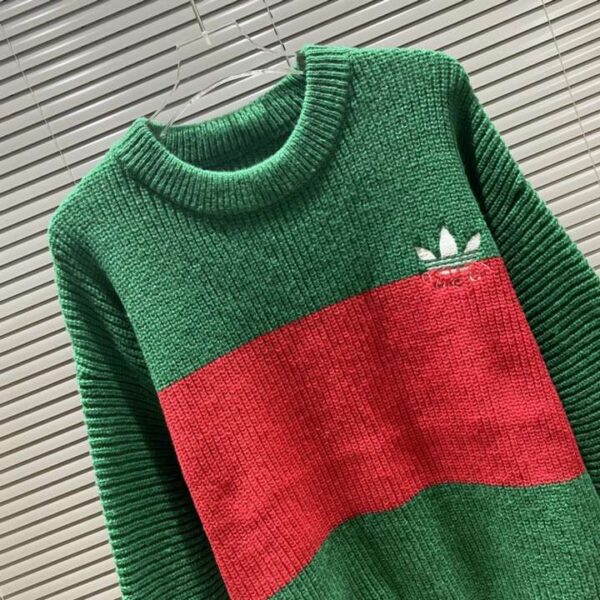 Gucci Sleeves Knitted Sweatshirt Green For Men