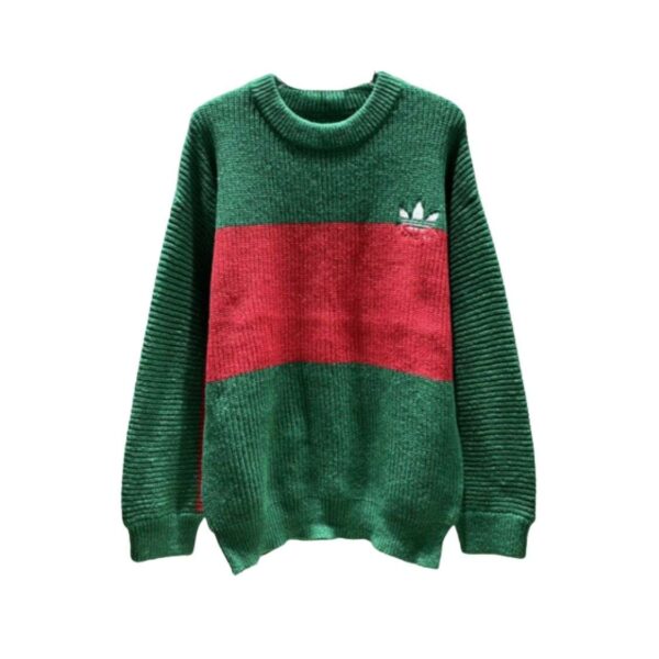 Gucci Sleeves Knitted Sweatshirt Green For Men