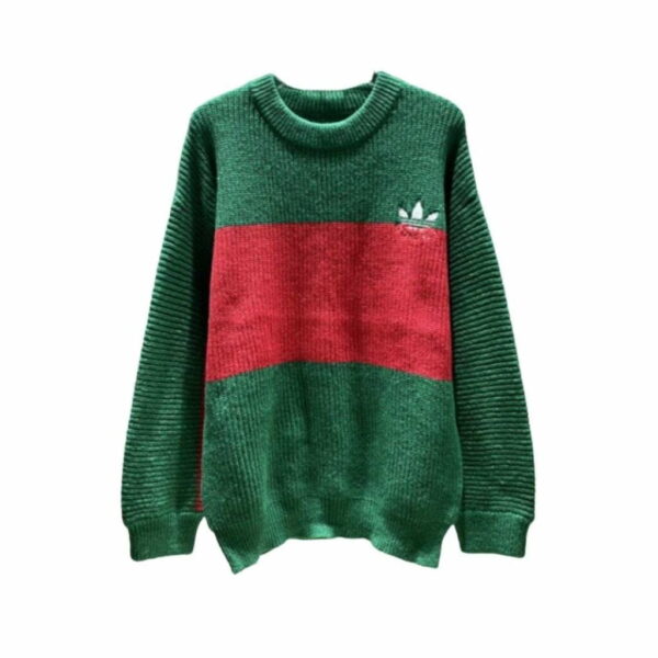 Gucci Sleeves Knitted Sweatshirt Green For Men