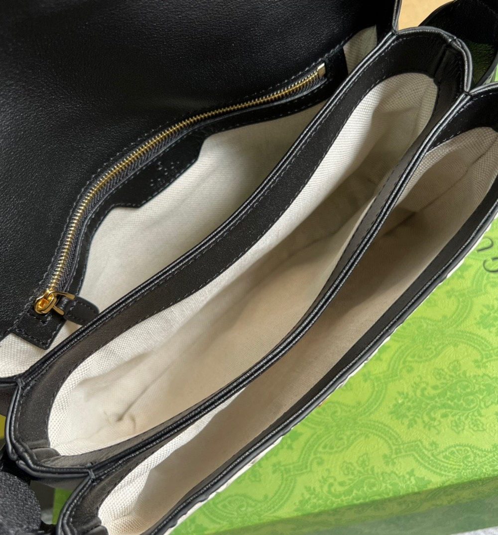 1:1 Replica Gucci Small GG Top Handle Bag White For Women, Women's Bags 17.7in/19cm GG ‎675791 UD9AX 9099