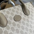 1:1 Replica Gucci Small Tote Bag With Interlocking G Beige For Women, Women's Bags 12.2in/31cm GG ‎659983 UULBT 9683