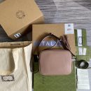 1:1 Replica Gucci Soho Small Disco Bag Dust Pink For Women, Women's Bags, Shoulder And Crossbody Bags 8in/21cm GG 308364