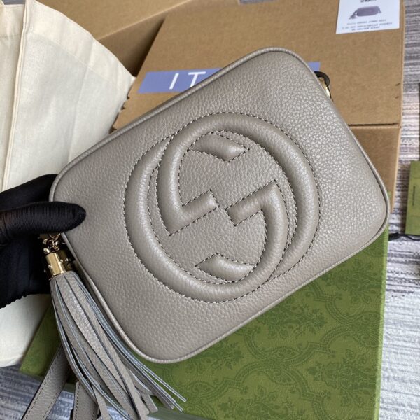 1:1 Replica Gucci Soho Small Disco Bag Red For Women, Women's Bags, Shoulder And Crossbody Bags 8in/21cm GG 308364