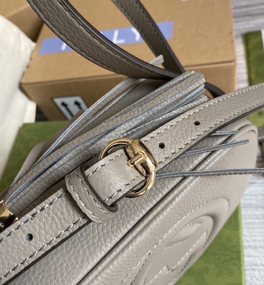 1:1 Replica Gucci Soho Small Disco Bag Red For Women, Women's Bags, Shoulder And Crossbody Bags 8in/21cm GG 308364