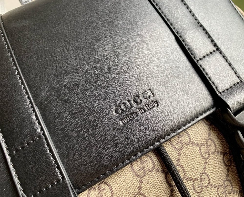 1:1 Replica Gucci Supreme Cream Backpack For Men 16.5in/42cm GG