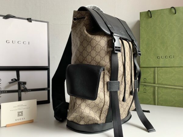 1:1 Replica Gucci Supreme Cream Backpack For Men 16.5in/42cm GG