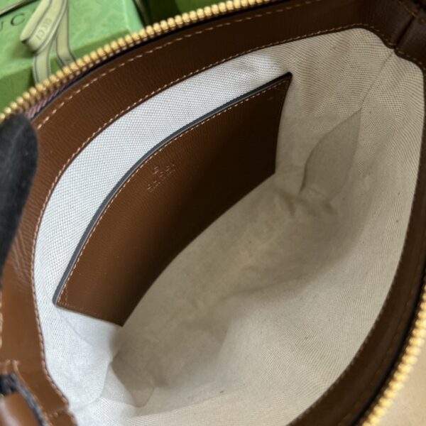 1:1 Replica Gucci Supreme Messenger Bag Beige And Ebony GG Supreme Canvas For Women 9.3in/23.5cm GG 681021 92THG 8563