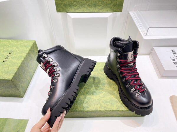 Gucci The North Face x Gucci Ankle Boot Black For Women 655401 17U10 1000