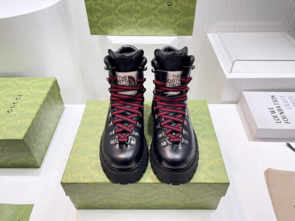 Gucci The North Face x Gucci Ankle Boot Black For Women 655401 17U10 1000