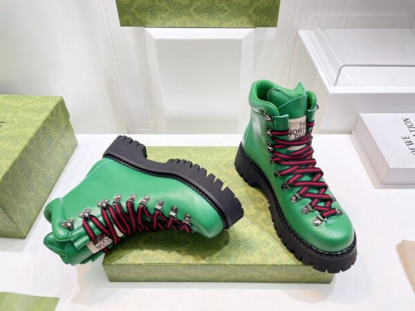 Gucci The North Face x Gucci Boot Green For Women 679913 17U10 3727