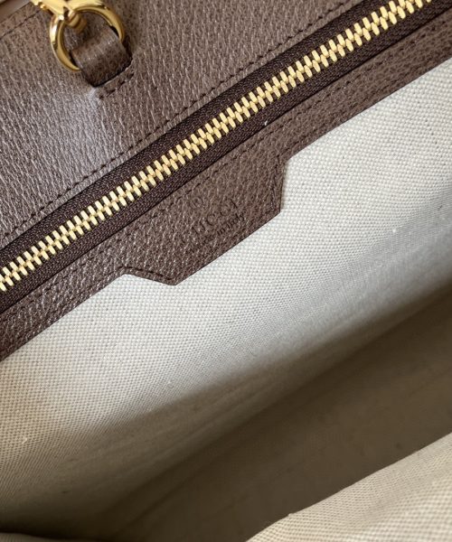 1:1 Replica Gucci Tote Bag With Jumbo Camel And Ebony Jumbo GG Canvas For Women 14.6in/37cm ‎678839 UKMDG 2570
