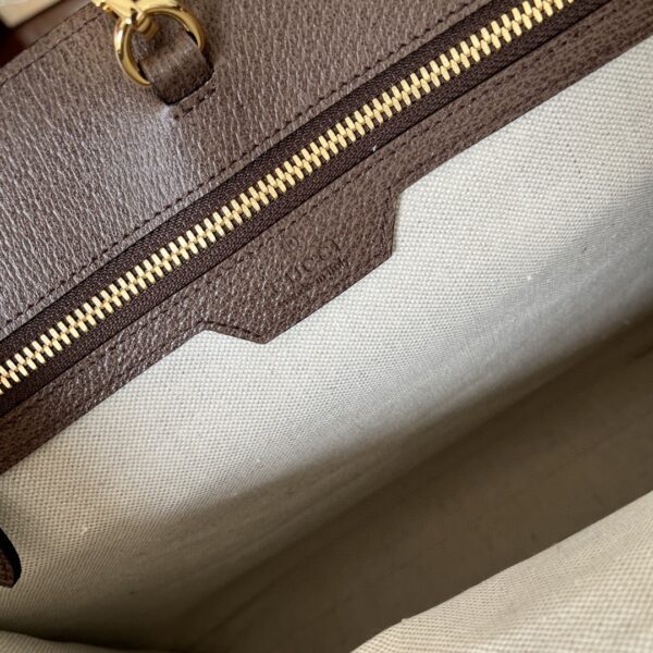 1:1 Replica Gucci Tote Bag With Jumbo Camel And Ebony Jumbo GG Canvas For Women 14.6in/37cm ‎678839 UKMDG 2570