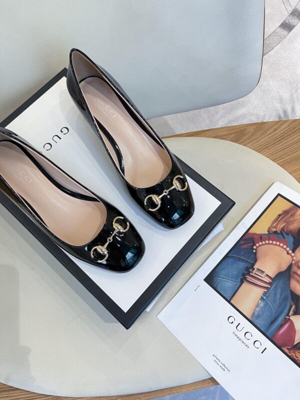 Gucci Women's Ballet Flat With Horsebit Black For Women GG