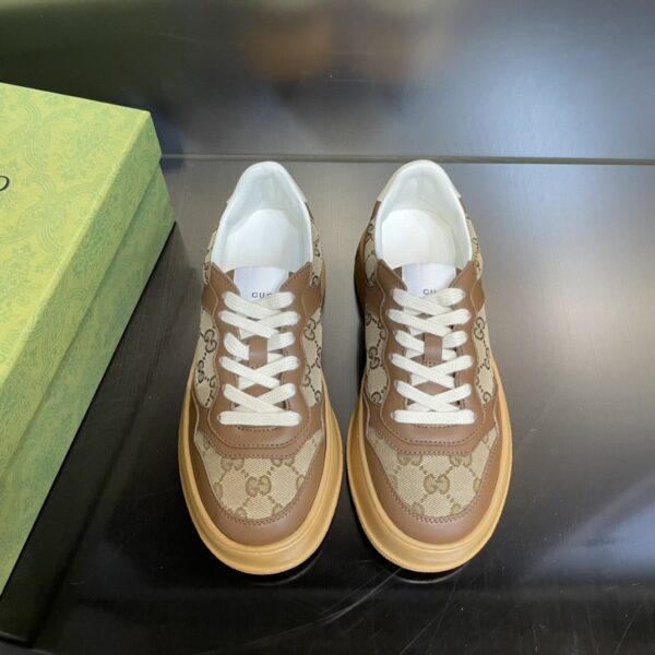 Gucci Women's GG Sneaker Brown And Beige For Women 676092 UPG20 2866